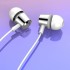Слушалки SkyDolphin SR20 Metal with mic white