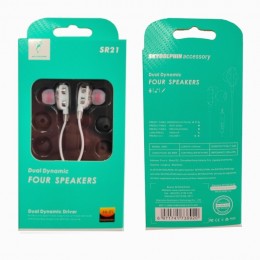 Слушалки SkyDolphin SR21 Four Speakers with mic white