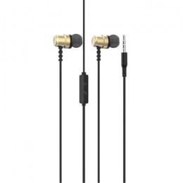 Слушалки SkyDolphin SR28 Metal with mic Golden