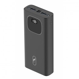 Външна батерия Power Bank SkyDolphin SP31 20000mAh LED Display Double Lamp/MicroUSB/Type-C/Lightning black