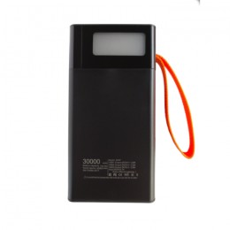 Външна батерия Power Bank SkyDolphin SP07 30000mAh LED 3USB/Lighting/Type-C/Micro USB black