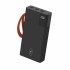 Външна батерия Power Bank SkyDolphin SP07 30000mAh LED 3USB/Lighting/Type-C/Micro USB black